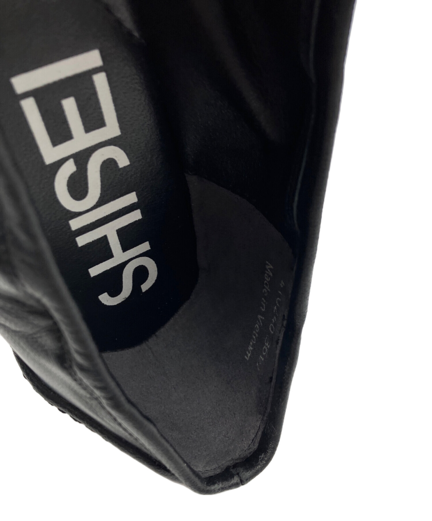 中古・古着通販】SHISEI (シセイ) GATHER BALLET ブラック サイズ:36 1