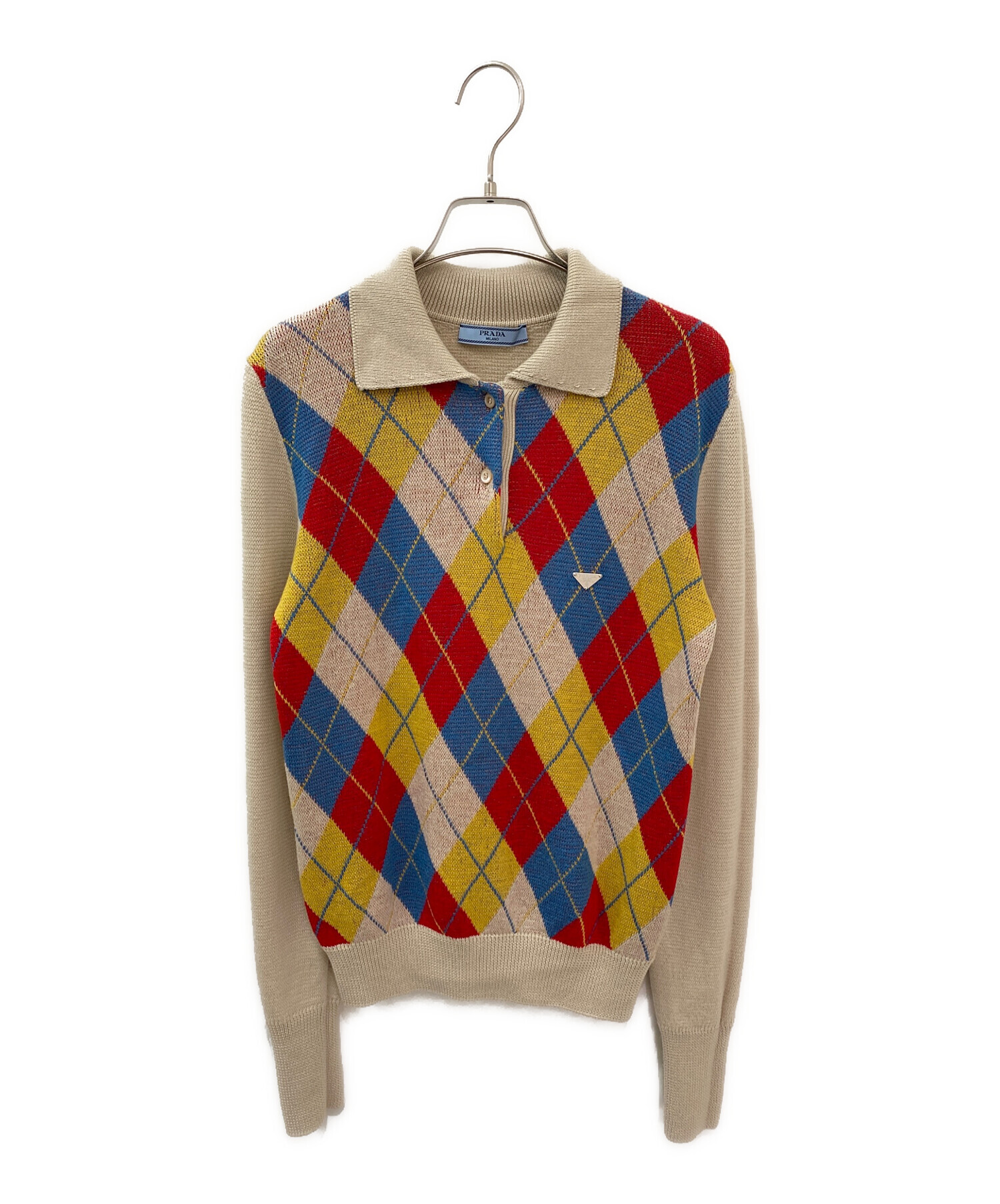 Prada ニットポロ　ウール PRADA/プラダ_Men通販 | スーパーファインウール ポロシャツ【送料無料