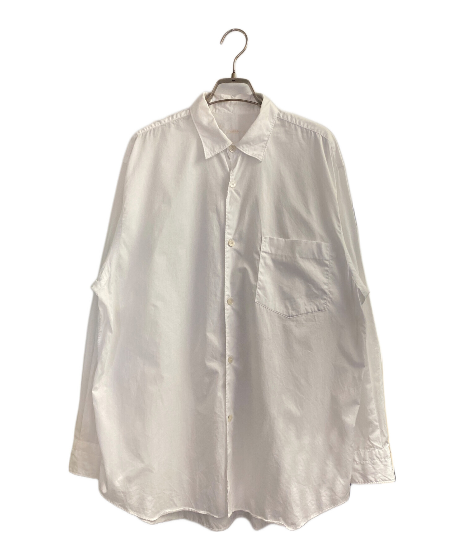 中古・古着通販】COMOLI (コモリ) 22AW ツイルコモリシャツ ホワイト 