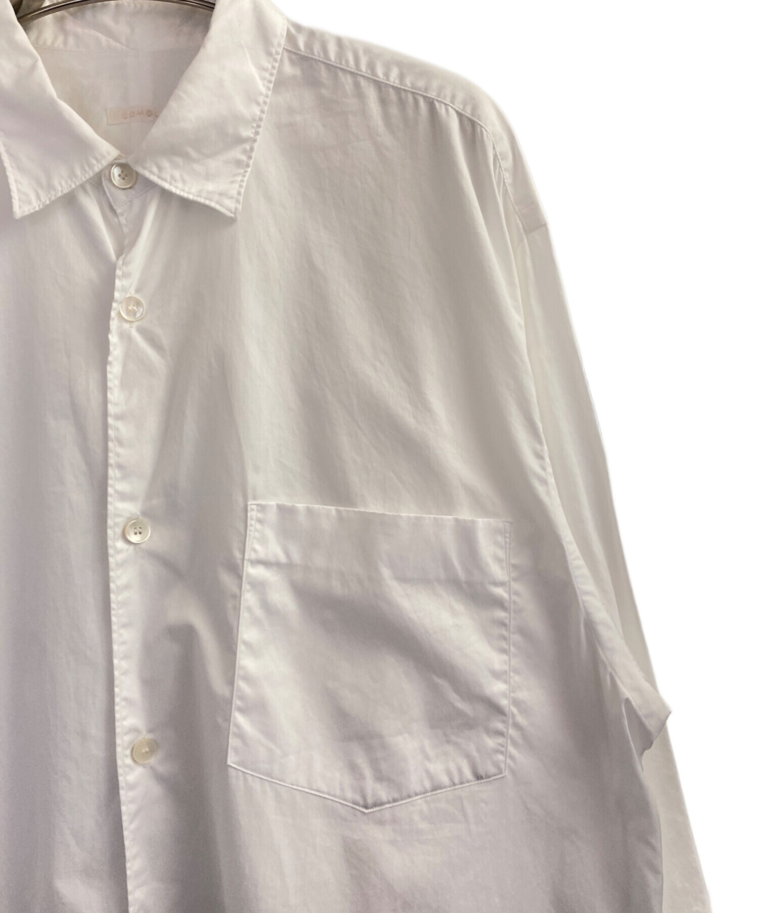 中古・古着通販】COMOLI (コモリ) 22AW ツイルコモリシャツ ホワイト 