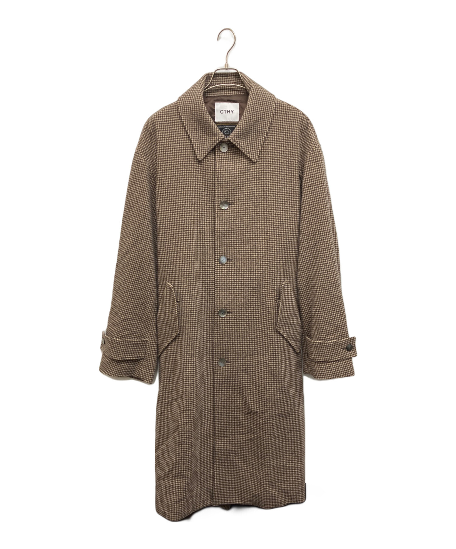 中古・古着通販】CTHY (シティ) WOOL SOUTAIN COLLAR COAT ウール