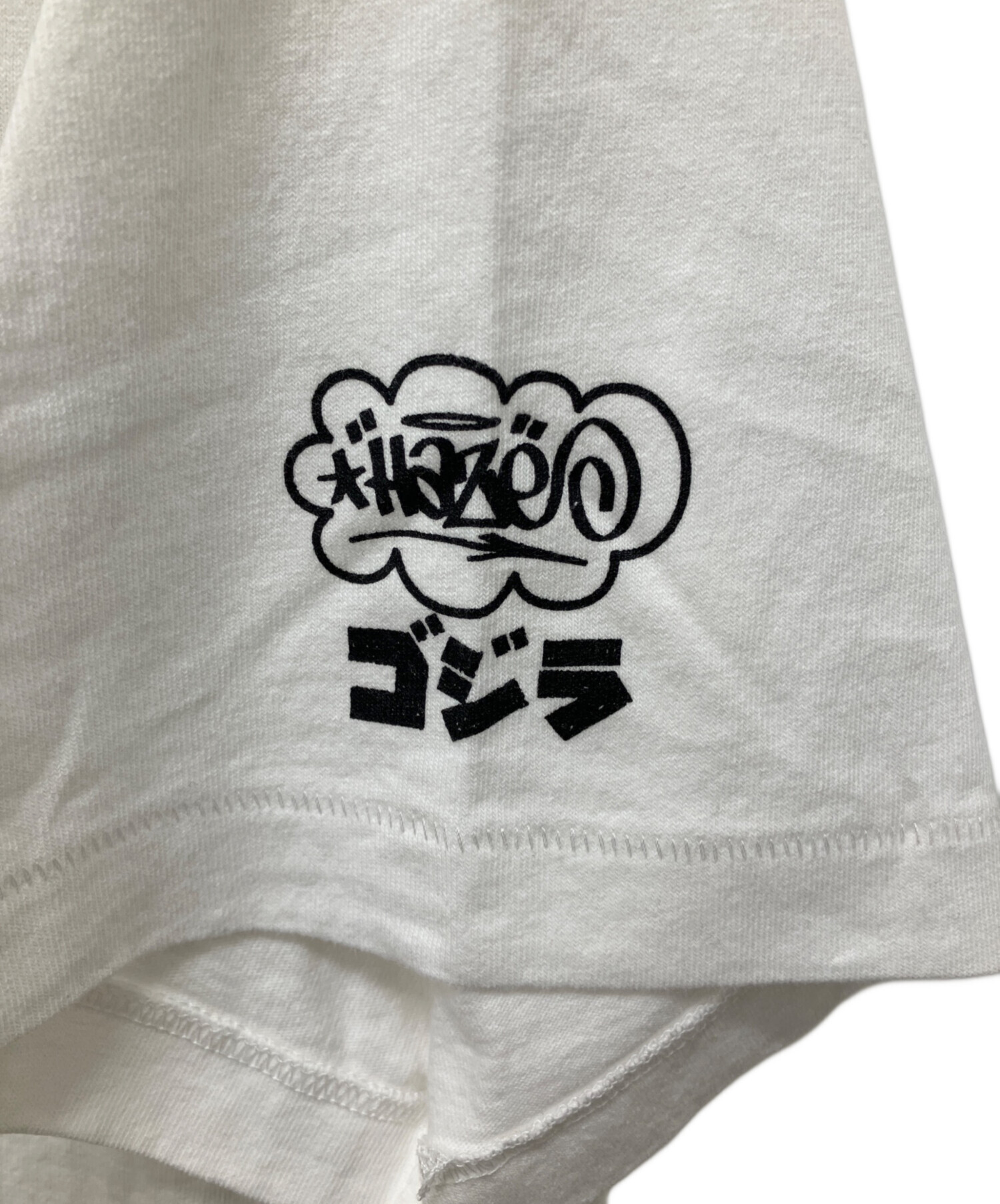 中古・古着通販】HAZE (ヘイズ) プリントTシャツ ホワイト サイズ:M