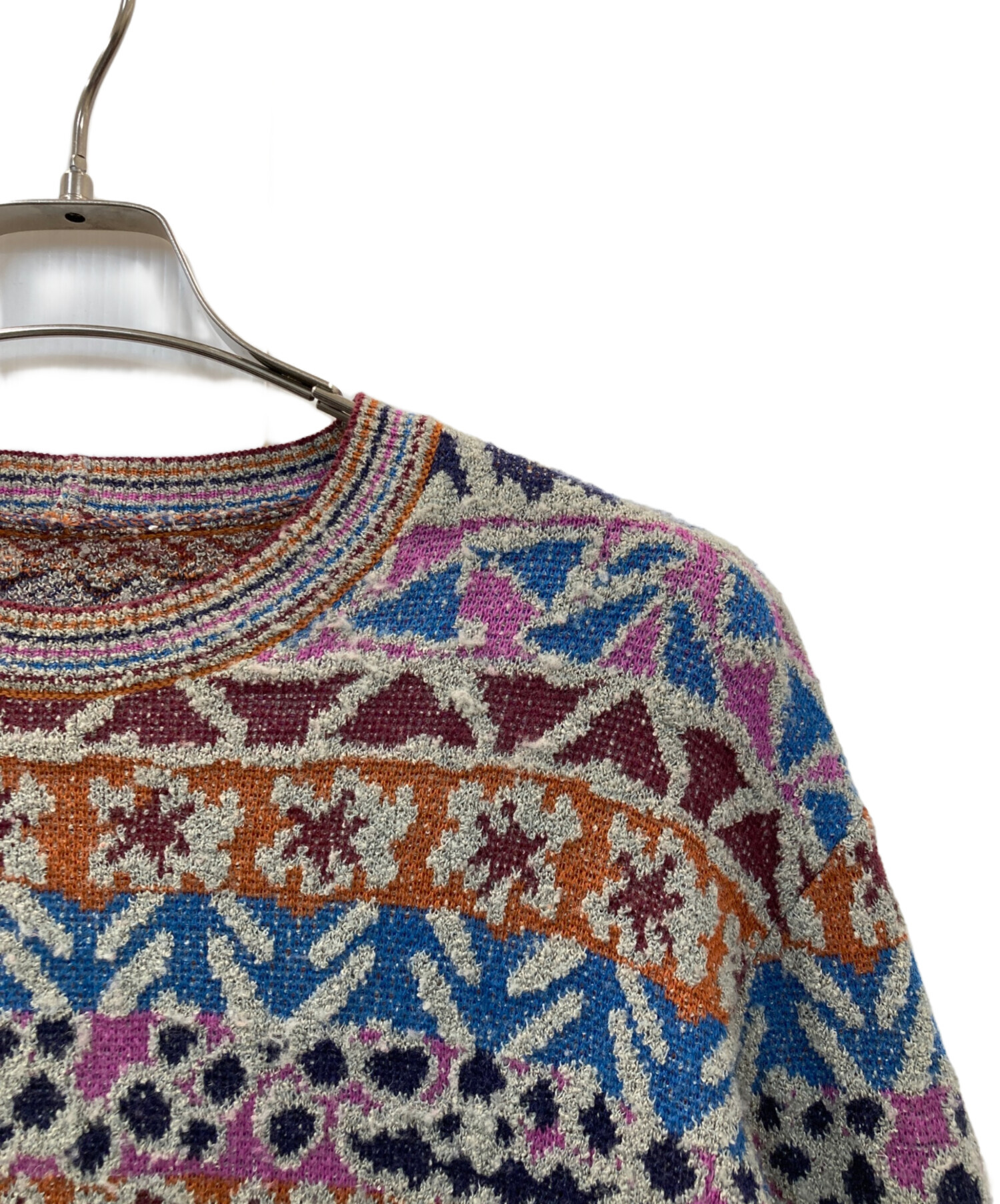 中古・古着通販】MISSONI SPORTS (ミッソーニスポーツ) 総柄ニット