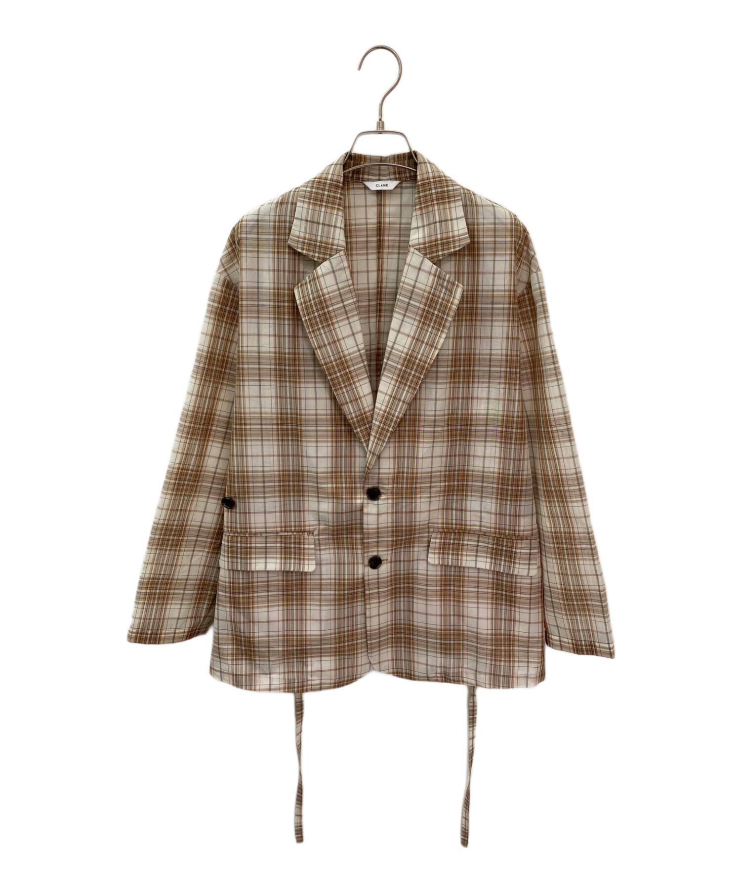 CLANE クラネ　2WAY SHEER JACKET　2 CLANE クラネ 2WAY SHEER JACKET 2 CLANE クラネ 2WAY SHEER JACKET 2