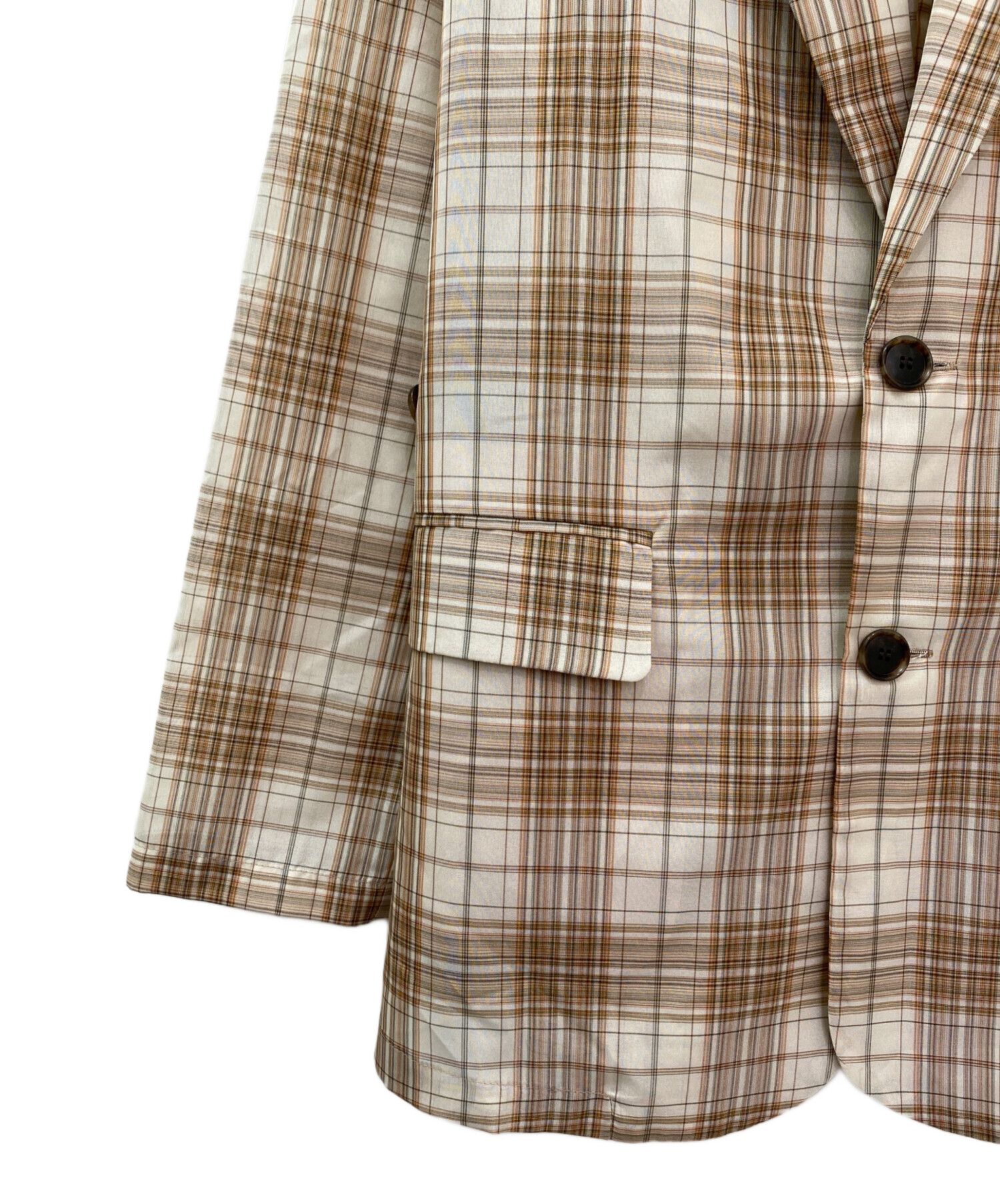 中古・古着通販】CLANE (クラネ) 2WAY SHEER JACKET ベージュ サイズ:1