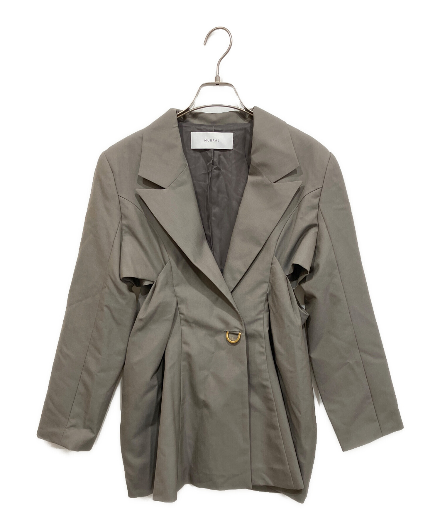 現行・新品タグ★MURRAL Peephole jacket グレー M 春夏 中古・古着通販】MURRAL (ミューラル) Peephole jacket/ピープホール