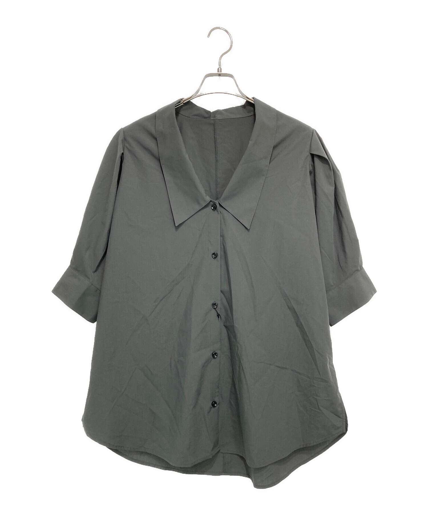 中古・古着通販】RIM.ARK (リムアーク) Quaker collar blouse グレー