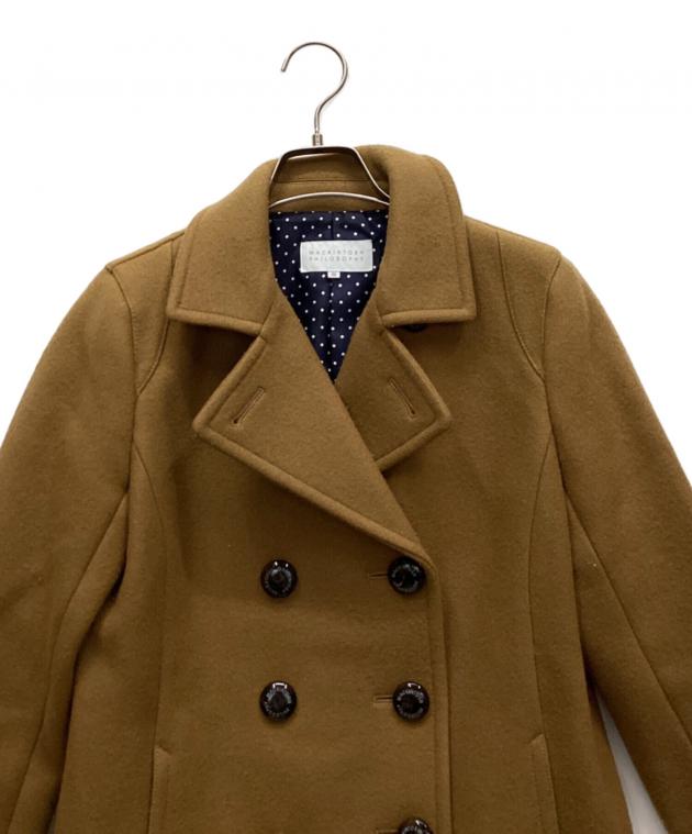 MACKINTOSH PHILOSOPHY ブラウン キャメル Pコート 36 MACKINTOSH PHILOSOPHY ブラウン キャメル Pコート 36 中古・古着通販