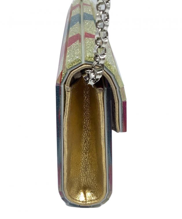 中古・古着通販】JIMMY CHOO (ジミーチュウ) チェーンショルダーバッグ