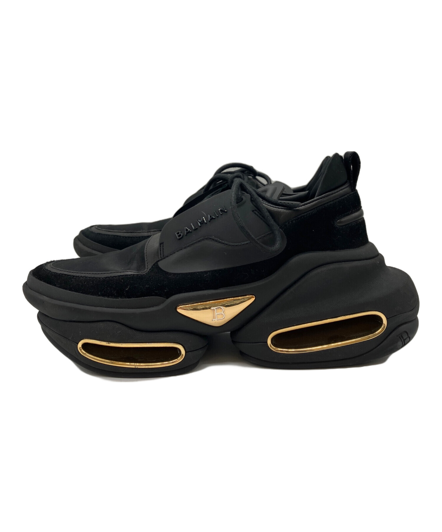 中古・古着通販】BALMAIN (バルマン) スニーカー ブラック 中古・古着通販】BALMAIN (バルマン) スニーカー ブラック