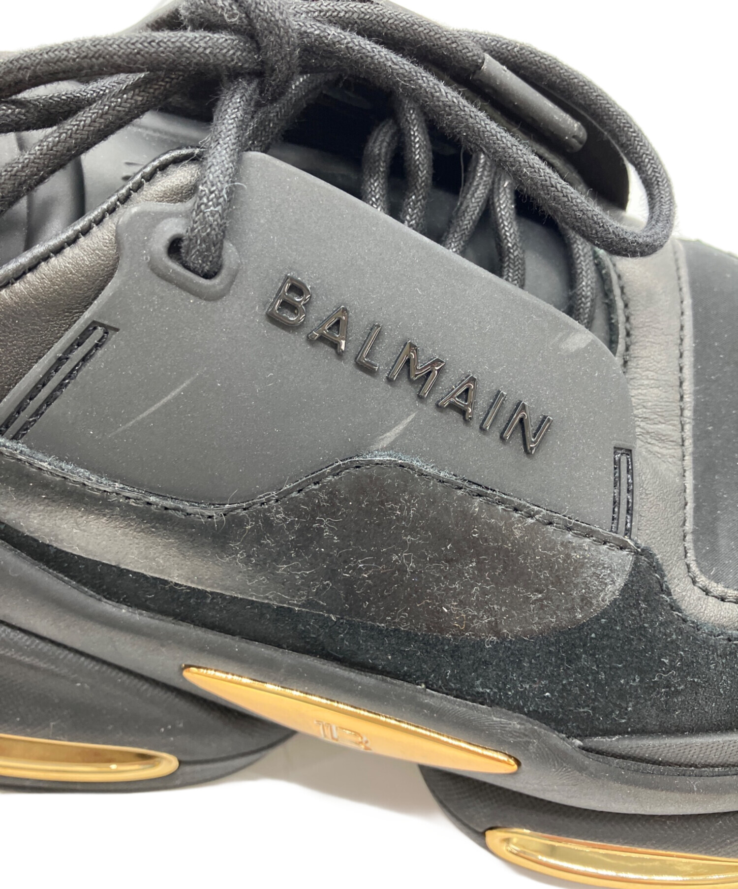 中古・古着通販】BALMAIN (バルマン) スニーカー ブラック 中古・古着通販】BALMAIN (バルマン) スニーカー ブラック