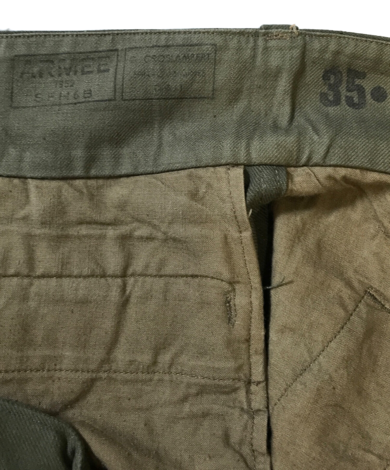 M47 ヴィンテージ 40s-50s フランス軍M47パンツファーストモデル