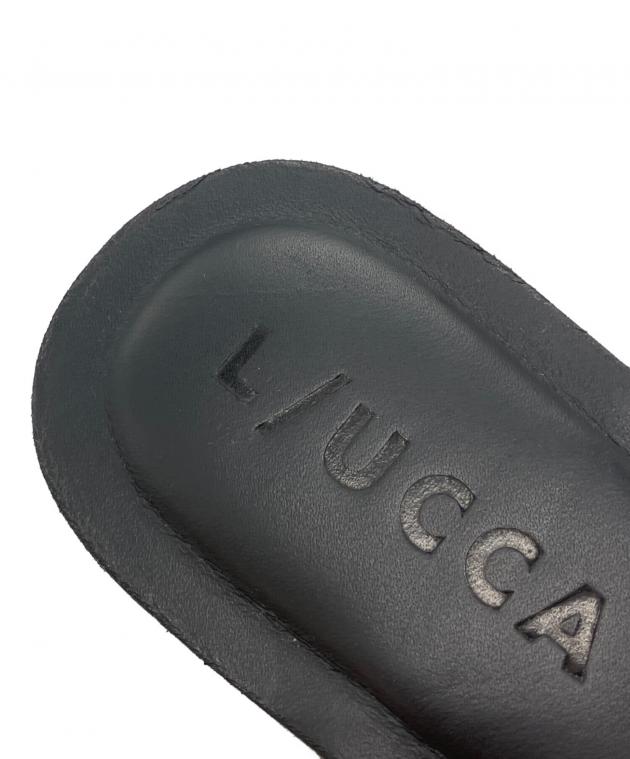 中古・古着通販】L/UCCA (ルッカ) フラットサンダル ブラック サイズ