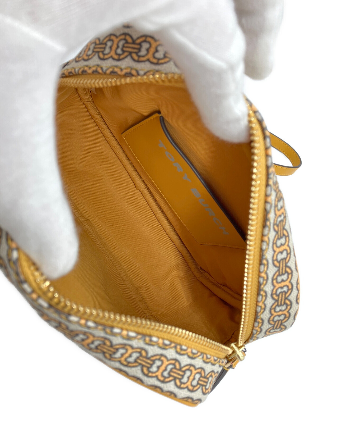 中古・古着通販】TORY BURCH (トリーバーチ) GEMINI LINK CANVAS MINI 