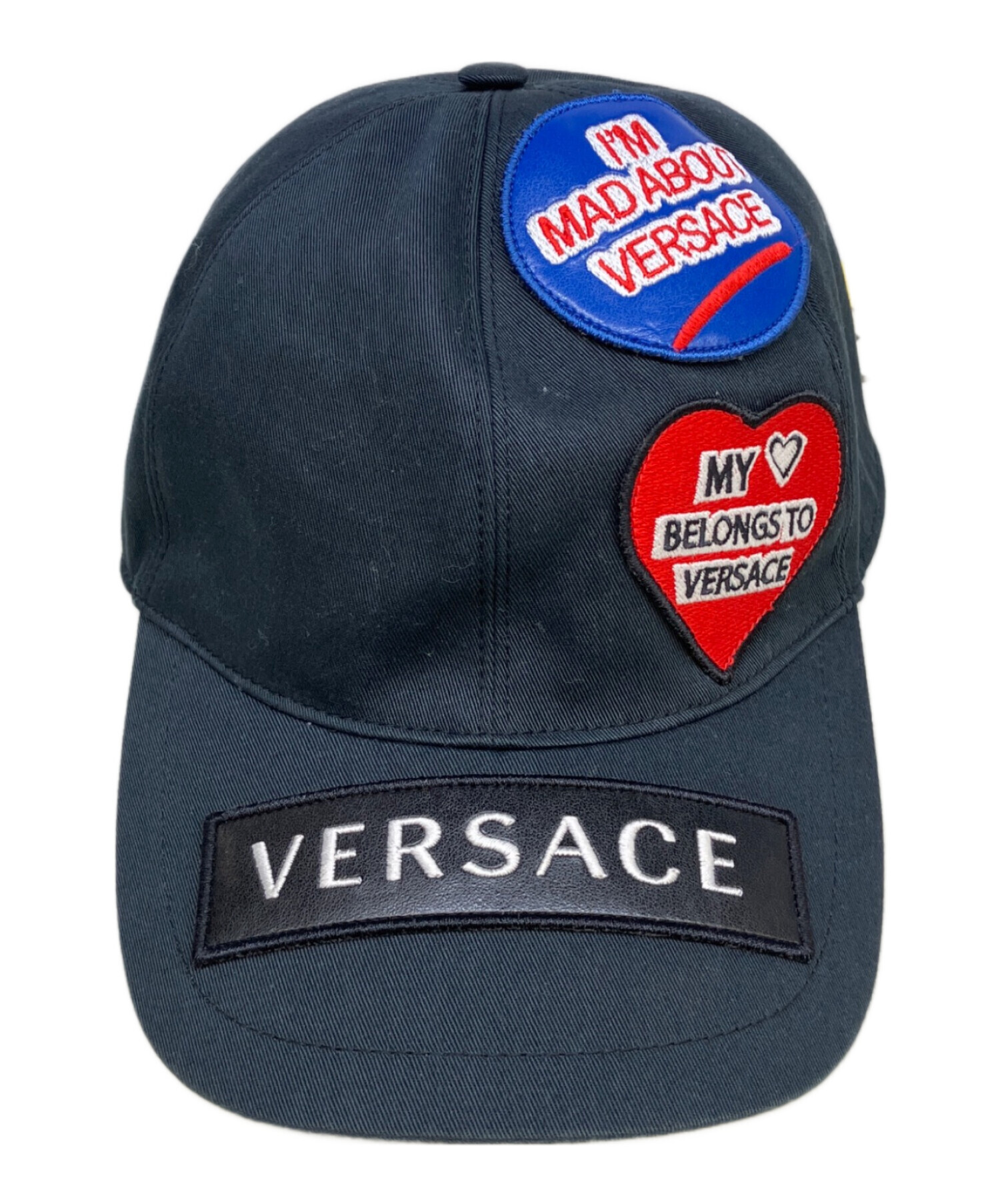【新品未使用】VERSACE ヴェルサーチ ベースボール キャップ サイズ60 中古・古着通販】VERSACE (ヴェルサーチェ) ロゴベースボールキャップ