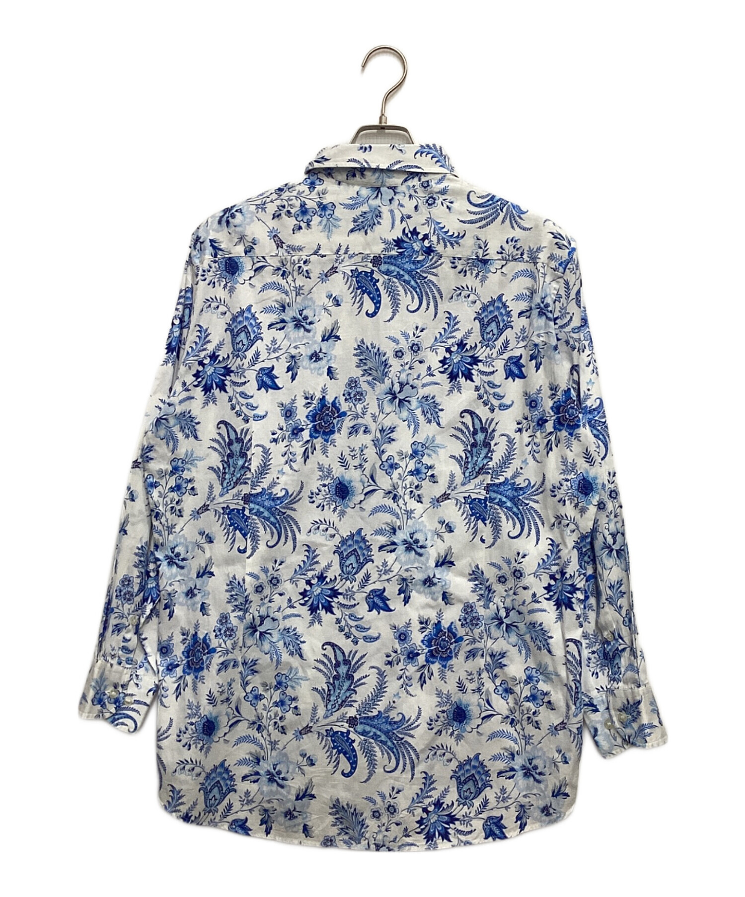 中古・古着通販】ETRO (エトロ) ペイズリーシャツ ブルー サイズ:XL