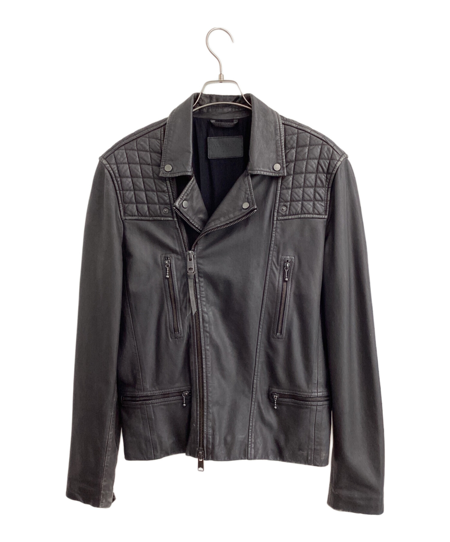 All Saints ライダースジャケット 中古・古着通販】ALL SAINTS (オールセインツ) レザーライダース