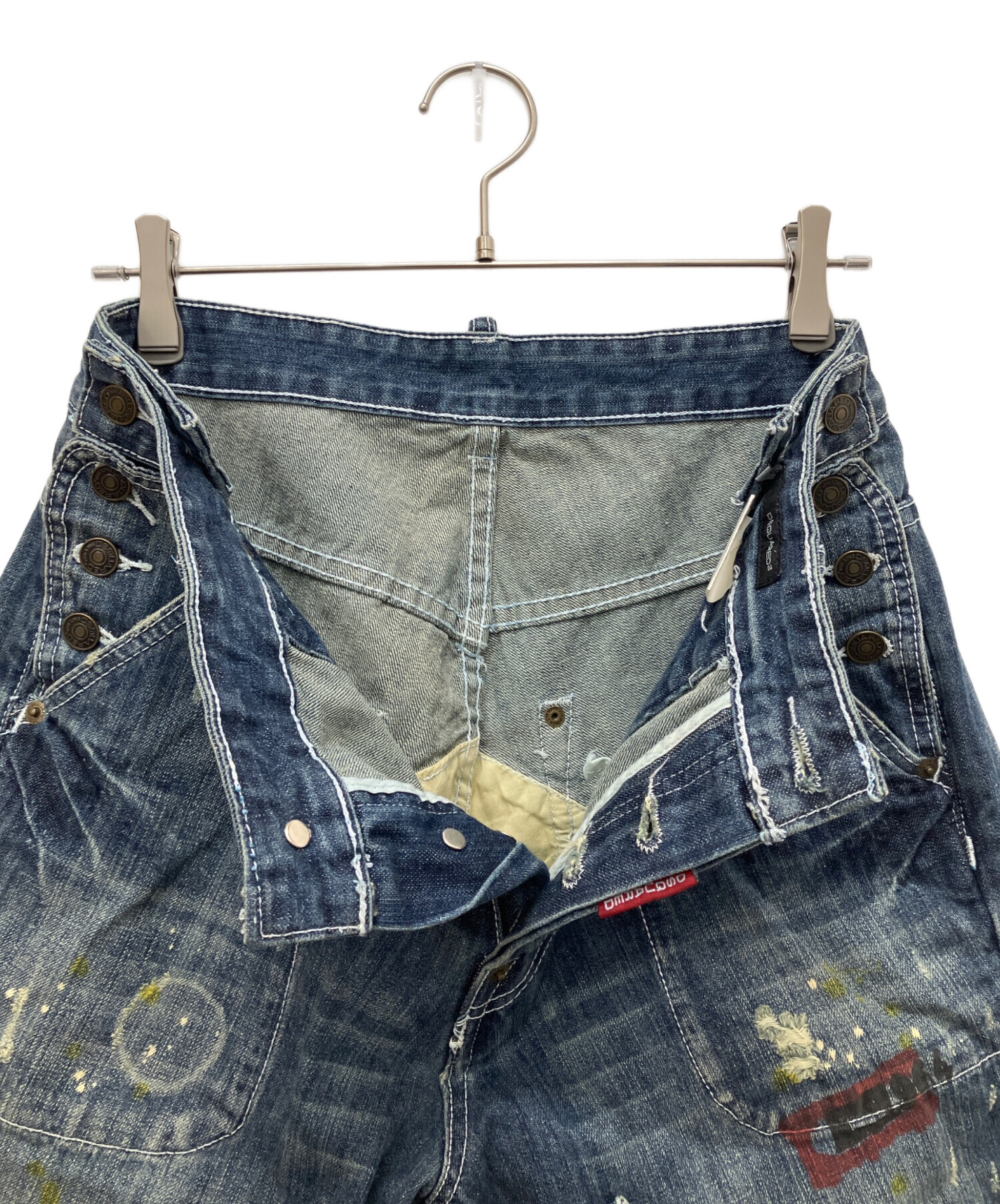 中古・古着通販】DSQUARED2 (ディースクエアード) ペイントデニム 