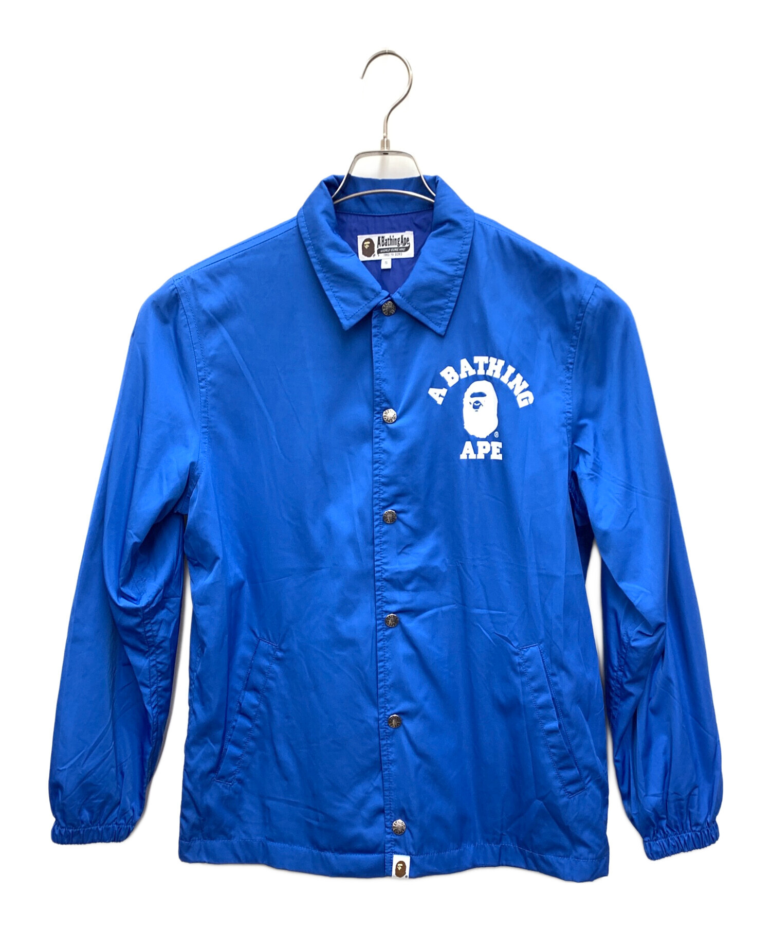 A BATHING APE コーチジャケット 青 中古・古着通販】A BATHING APE (ア ベイシング エイプ) コーチ