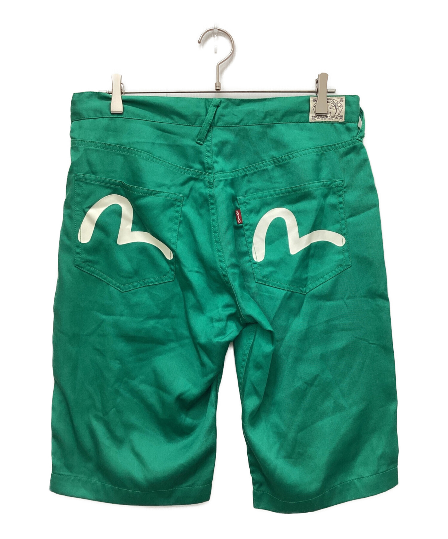 中古・古着通販】EVISU (エヴィス) ハーフパンツ グリーン サイズ:36
