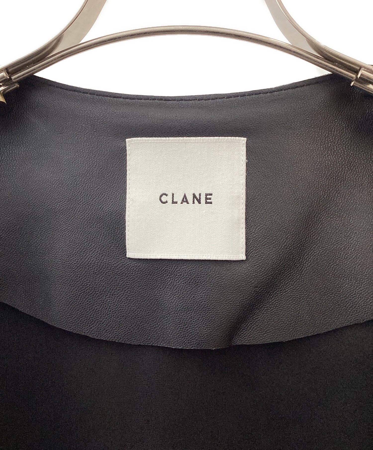 中古・古着通販】CLANE (クラネ) BACK CROSS RAM LEATHER JACKET 