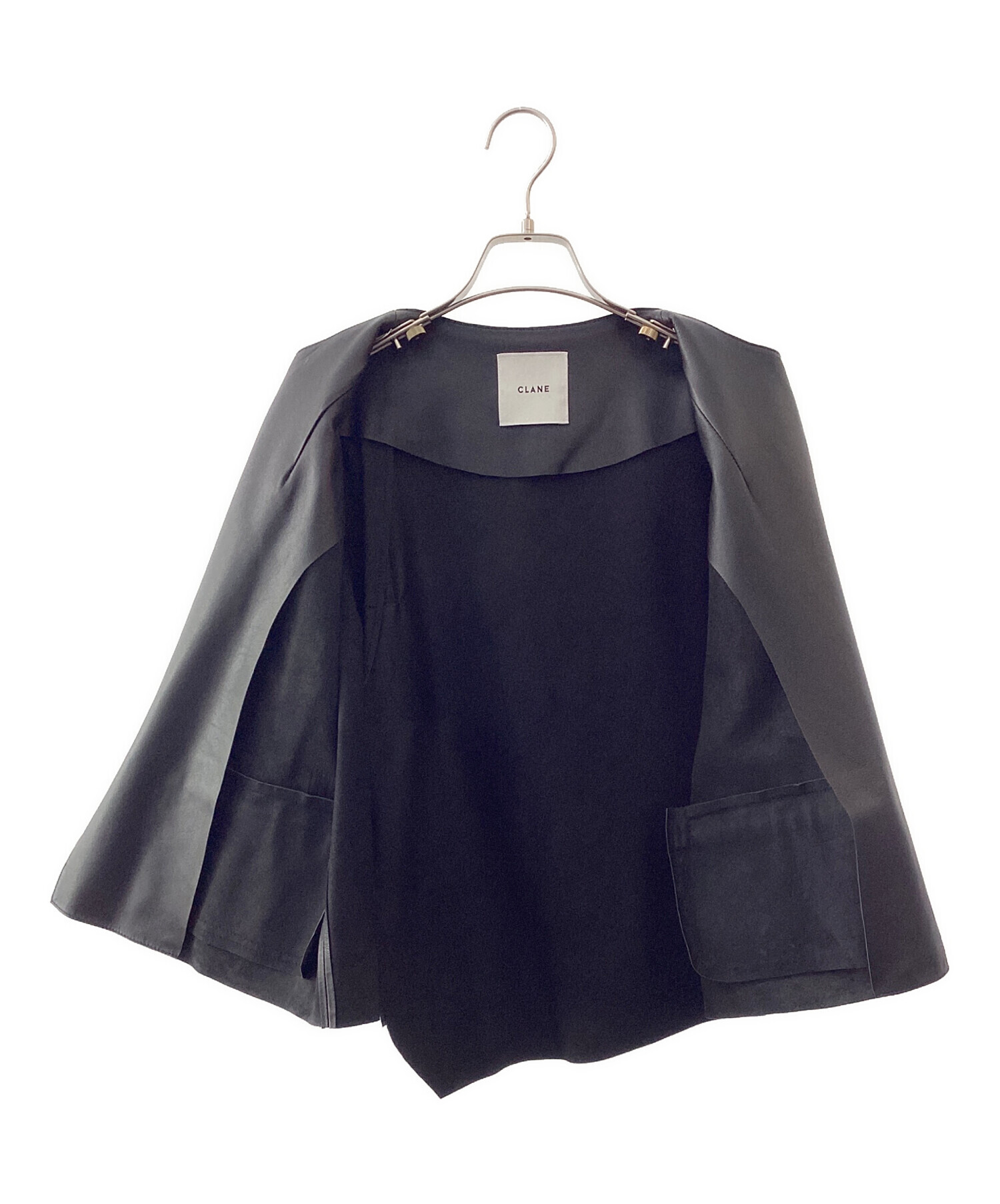 中古・古着通販】CLANE (クラネ) BACK CROSS RAM LEATHER JACKET 