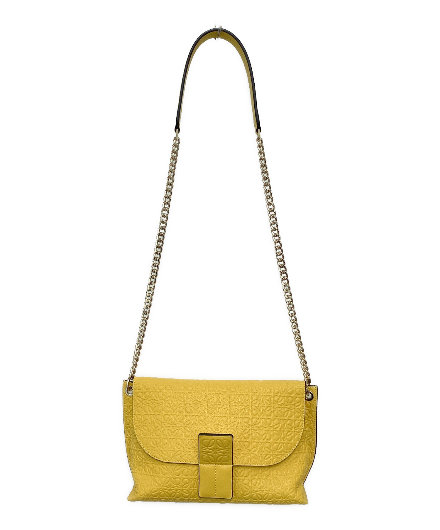 中古・古着通販】LOEWE (ロエベ) AVENUE BAG イエロー｜ブランド・古着 