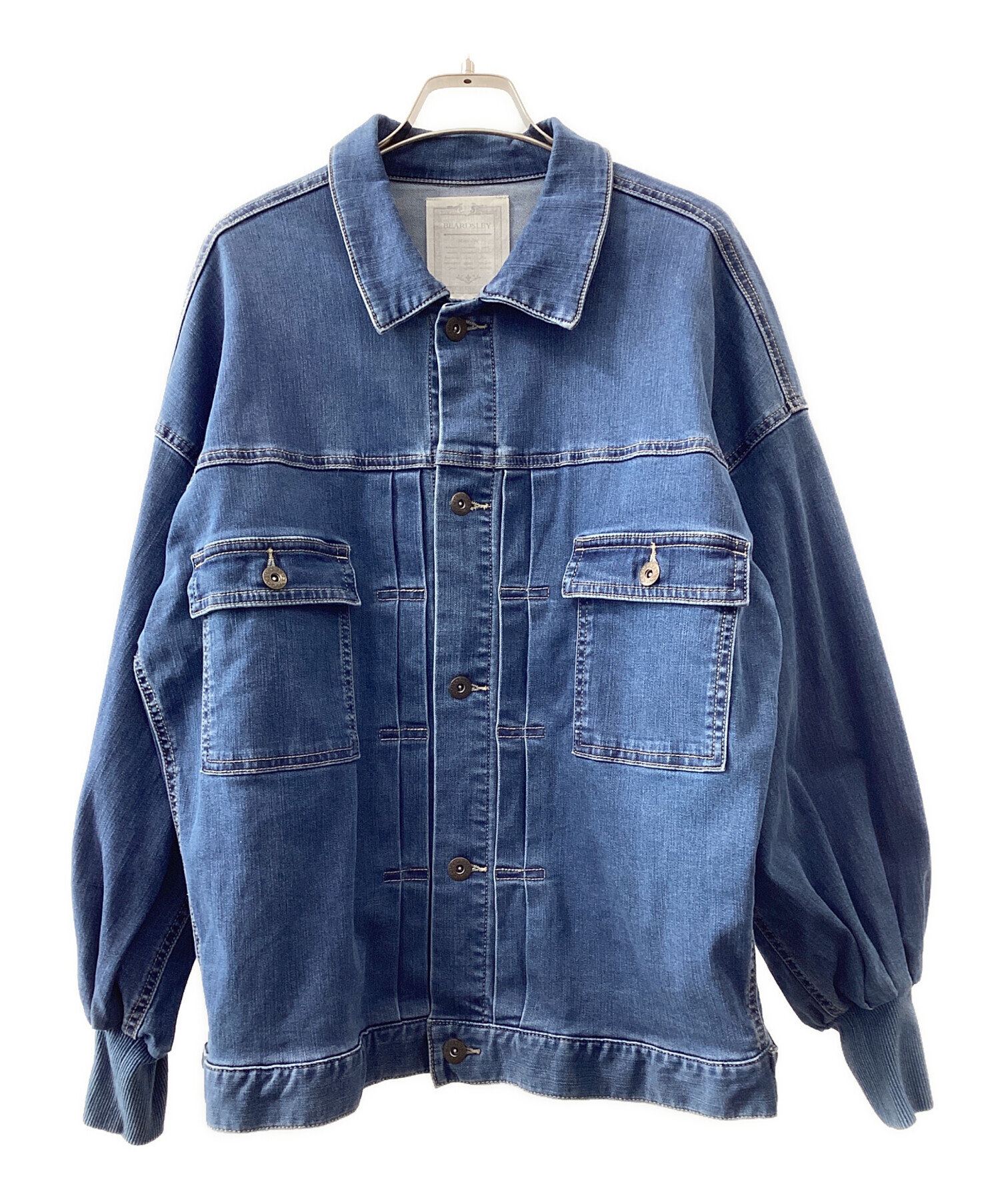 中古・古着通販】BEARDSLEY (ビアズリー) 袖パフGジャン インディゴ