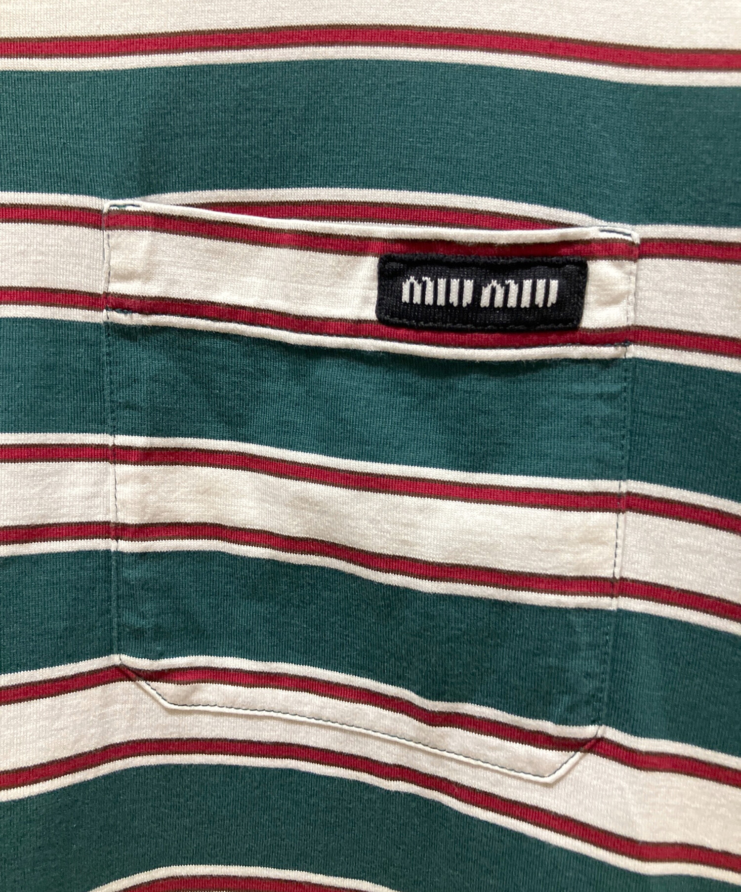 中古・古着通販】MIU MIU (ミュウミュウ) 24SS コットンジャージー