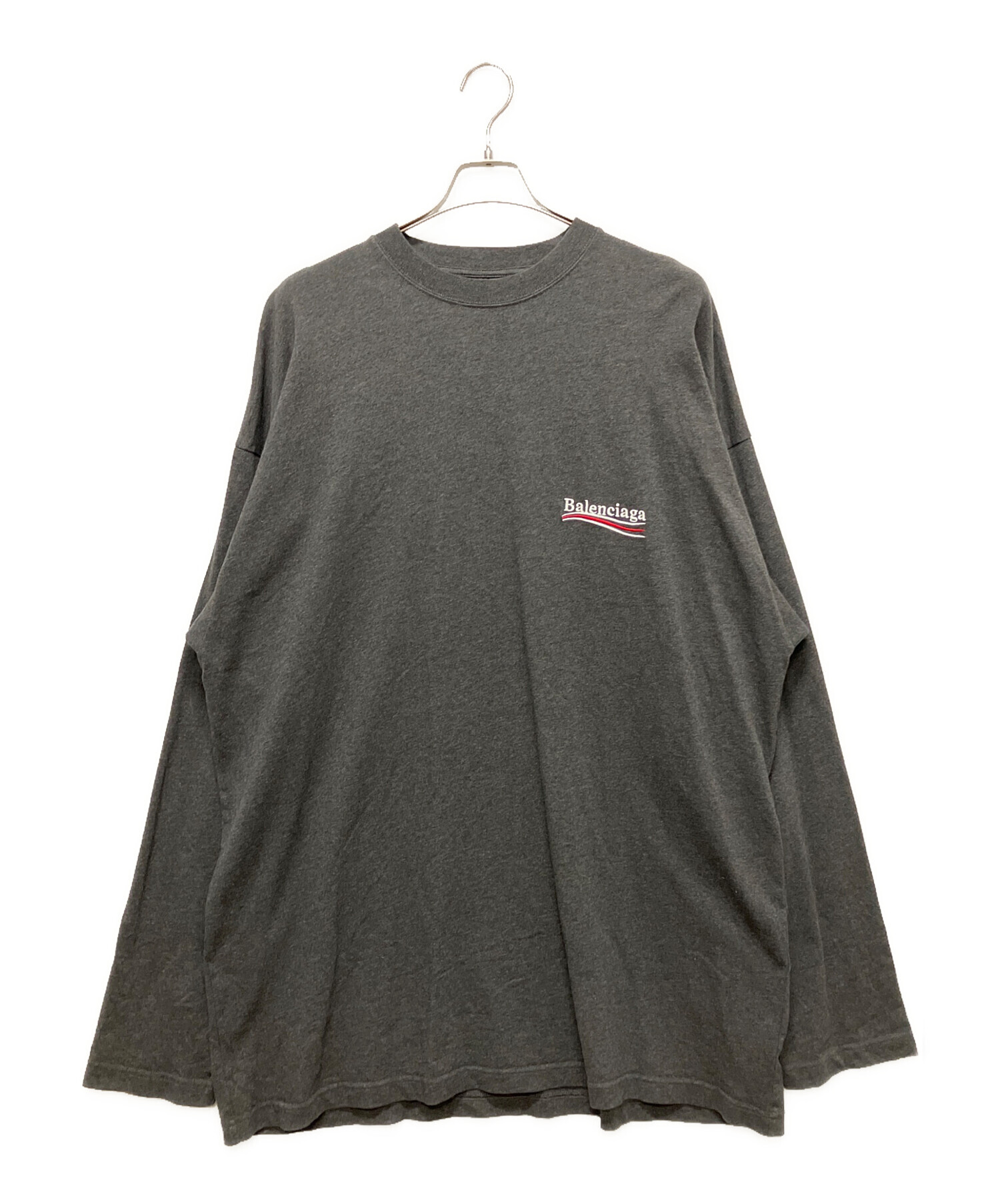 Balenciaga キャンペーンロゴ　ロンT 中古・古着通販】BALENCIAGA (バレンシアガ) Political Campaign