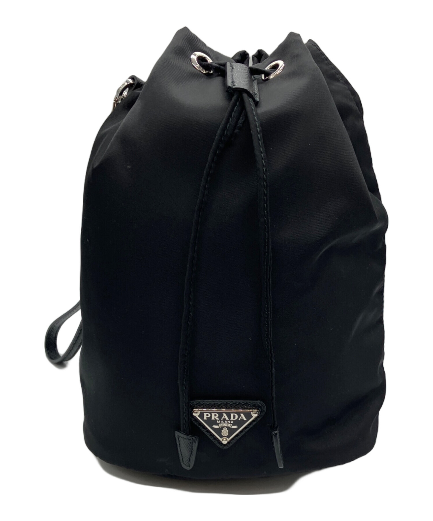 中古・古着通販】PRADA (プラダ) Re-Nylon ポーチ ブラック｜ブランド