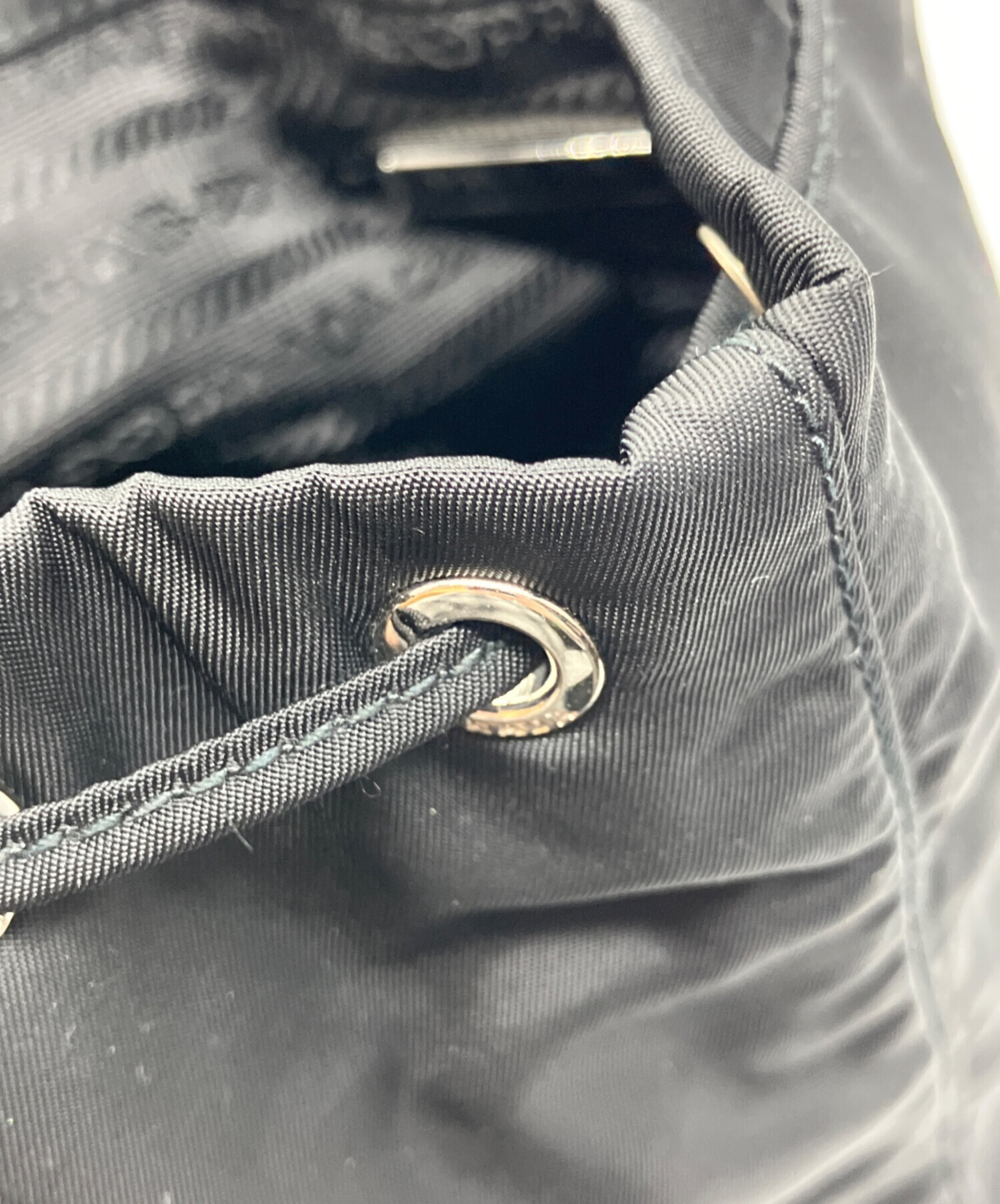 中古・古着通販】PRADA (プラダ) Re-Nylon ポーチ ブラック｜ブランド
