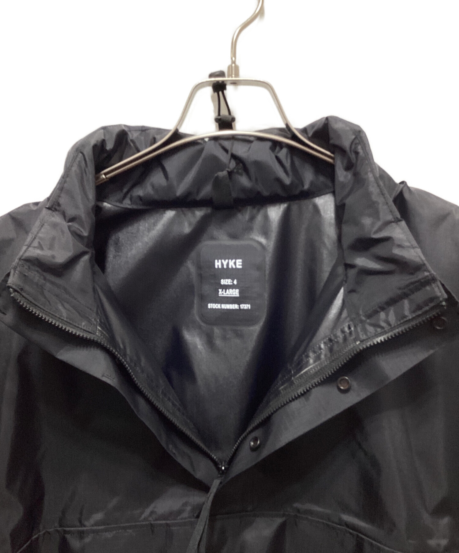ジャケット・アウター HYKE / NYLON MOUNTAIN PARKA (BLACK) 中古・古着通販】HYKE (ハイク) ナイロンマウンテンパーカー ブラック