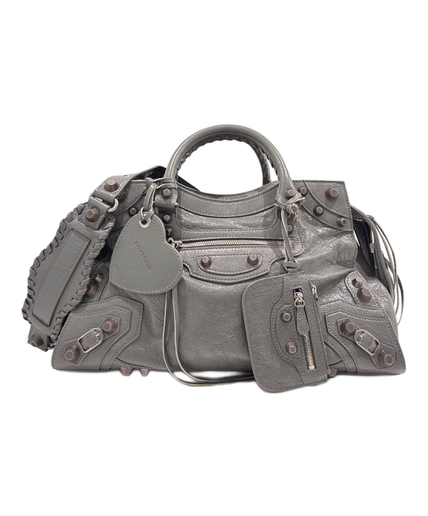 正規品 BALENCIAGA バレンシアガ バッグ グレー バレンシアガ BALENCIAGA バック （グレー） -waja bazar - 海外