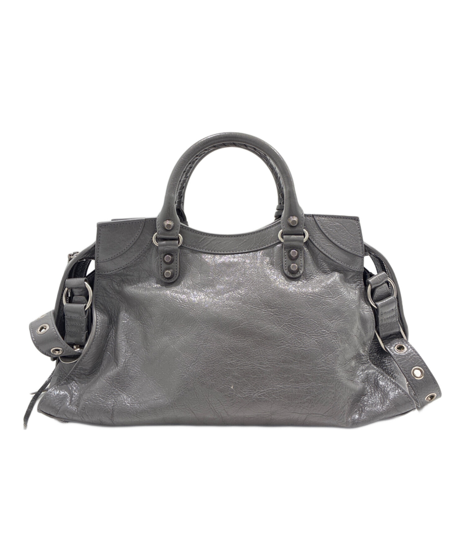 正規品 BALENCIAGA バレンシアガ バッグ グレー 正規品 BALENCIAGA バレンシアガ シティ バッグ 2way グレー xs｜Yahoo