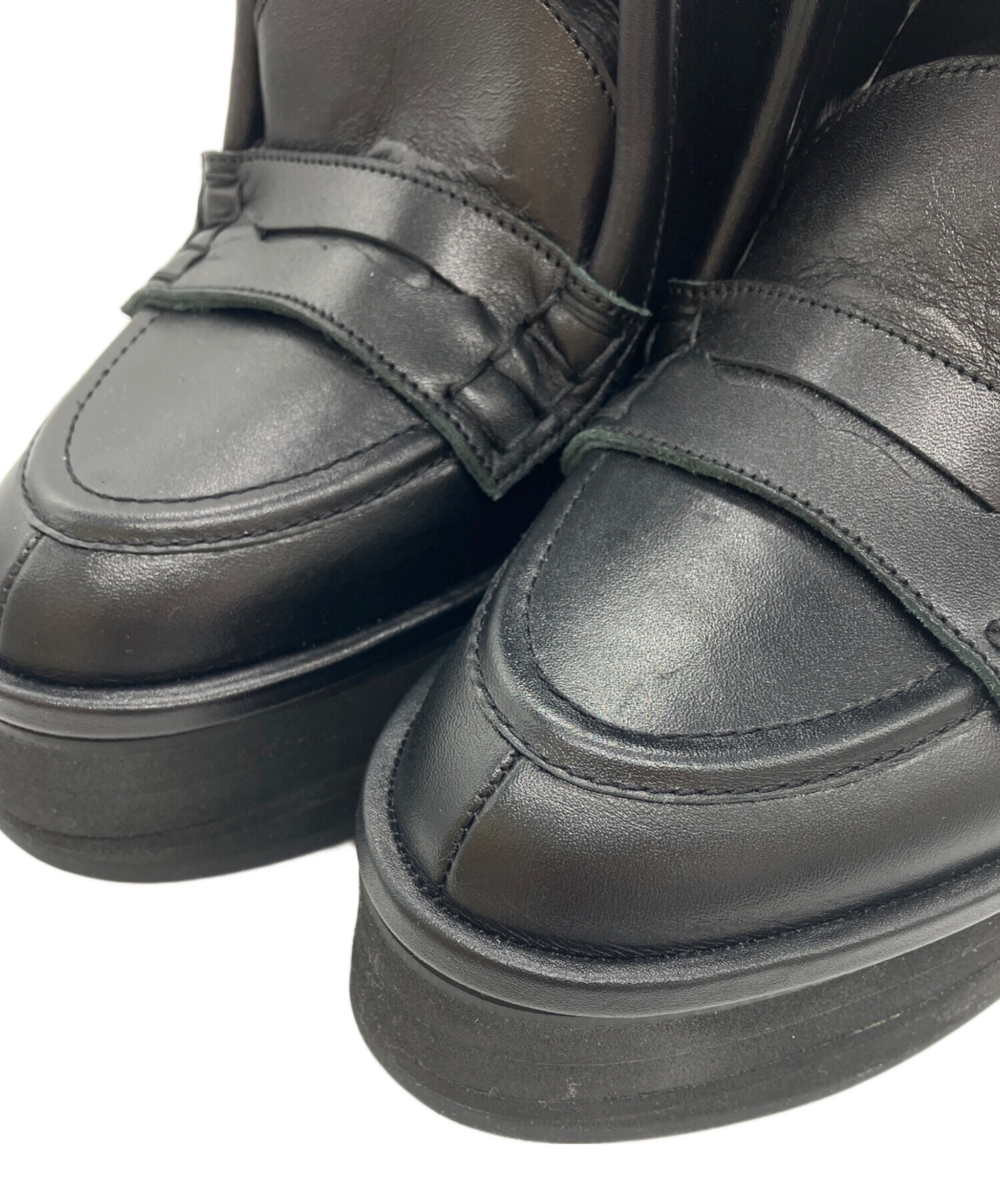 【売り切り価格】試着のみ リコール ダブル シェイプ ローファー シューズ 中古・古着通販】RequaL≡ (リコール) ダブルシェイプローファー