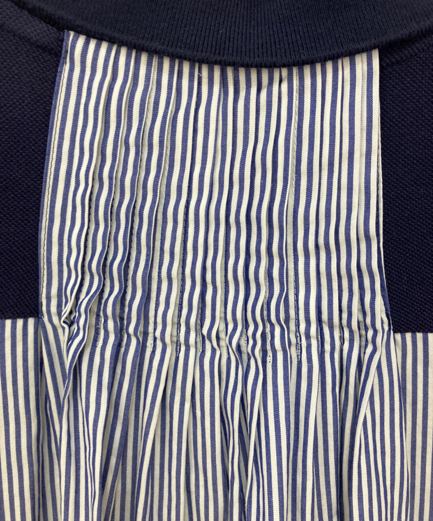 中古・古着通販】LACOSTE (ラコステ) sacai (サカイ) ストライプシャツ