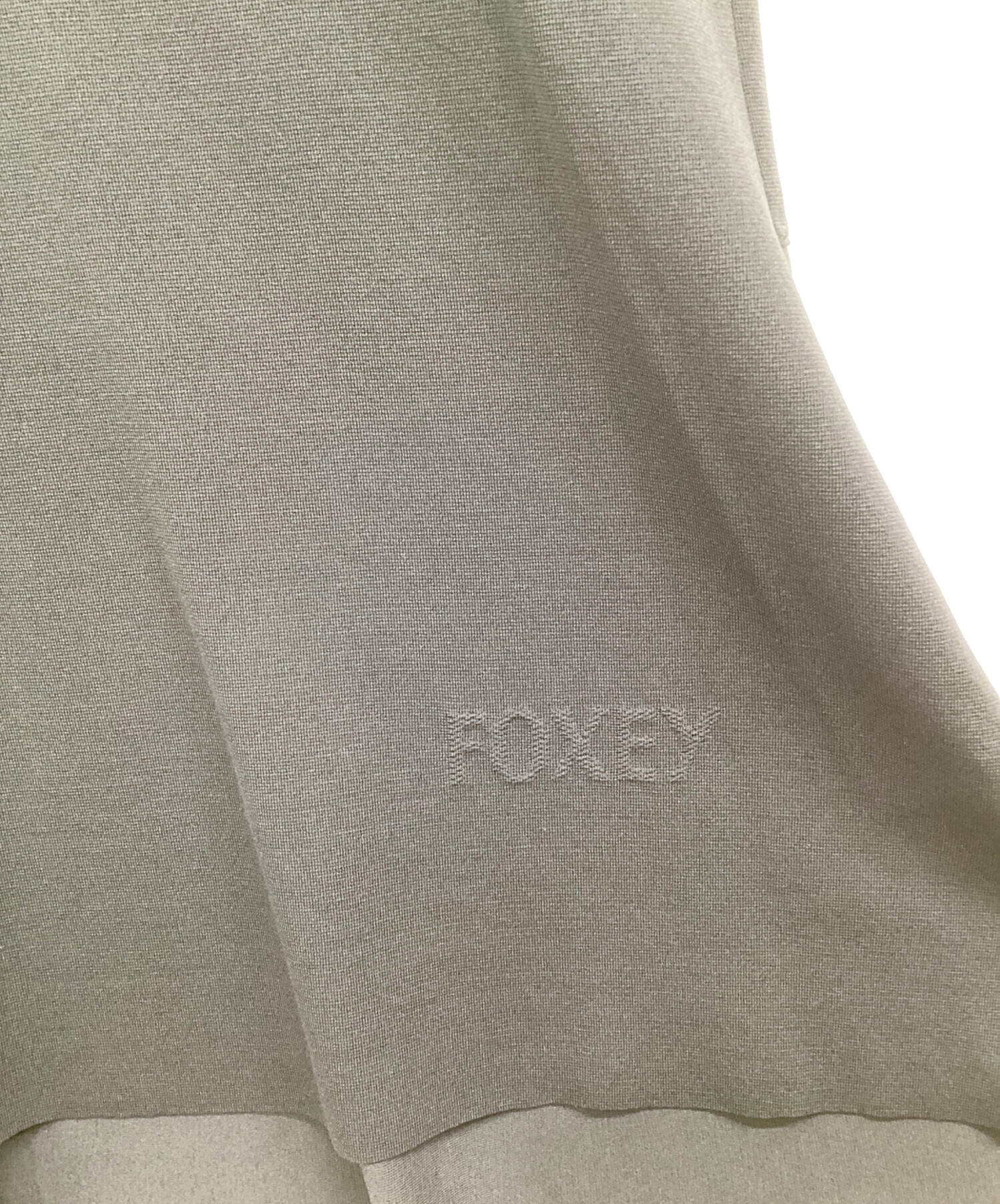 中古・古着通販】FOXEY (フォクシー) ノースリーブニット ネイビー
