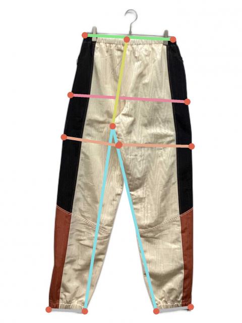 MARINE SERRE マリーンセル カーゴパンツ メンズ 【古着】【中古】 中古・古着通販】marine serre (マリーンセル) Panelled Track Pants