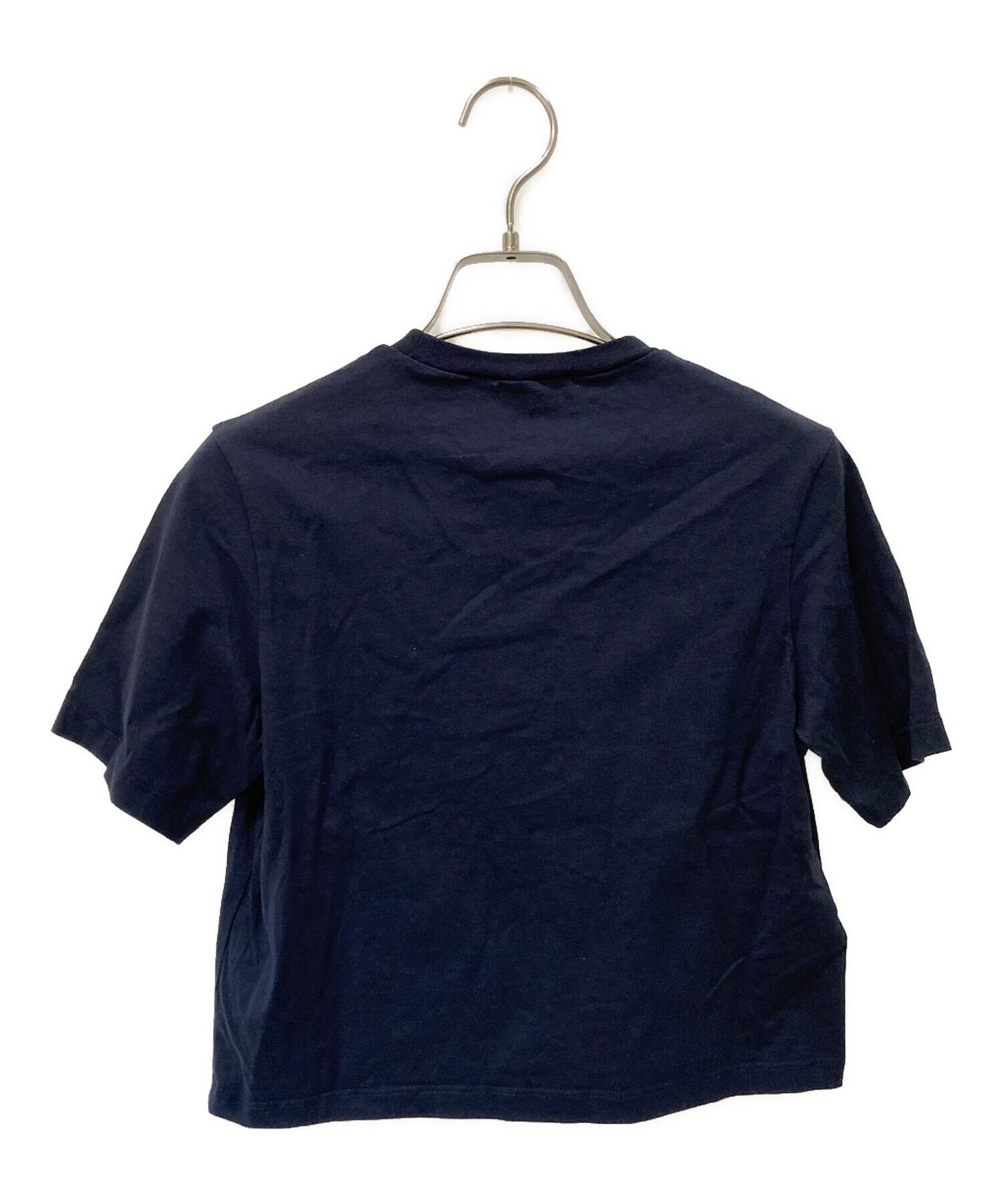 中古・古着通販】MARNI (マルニ) クロップドTシャツ ネイビー サイズ