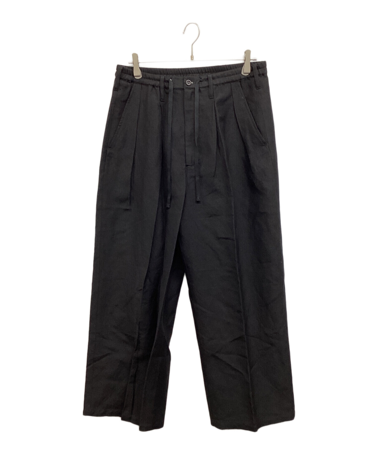 中古・古着通販】ANCELLM (アンセルム) W/L WIDE EASY TUCK SLACKS