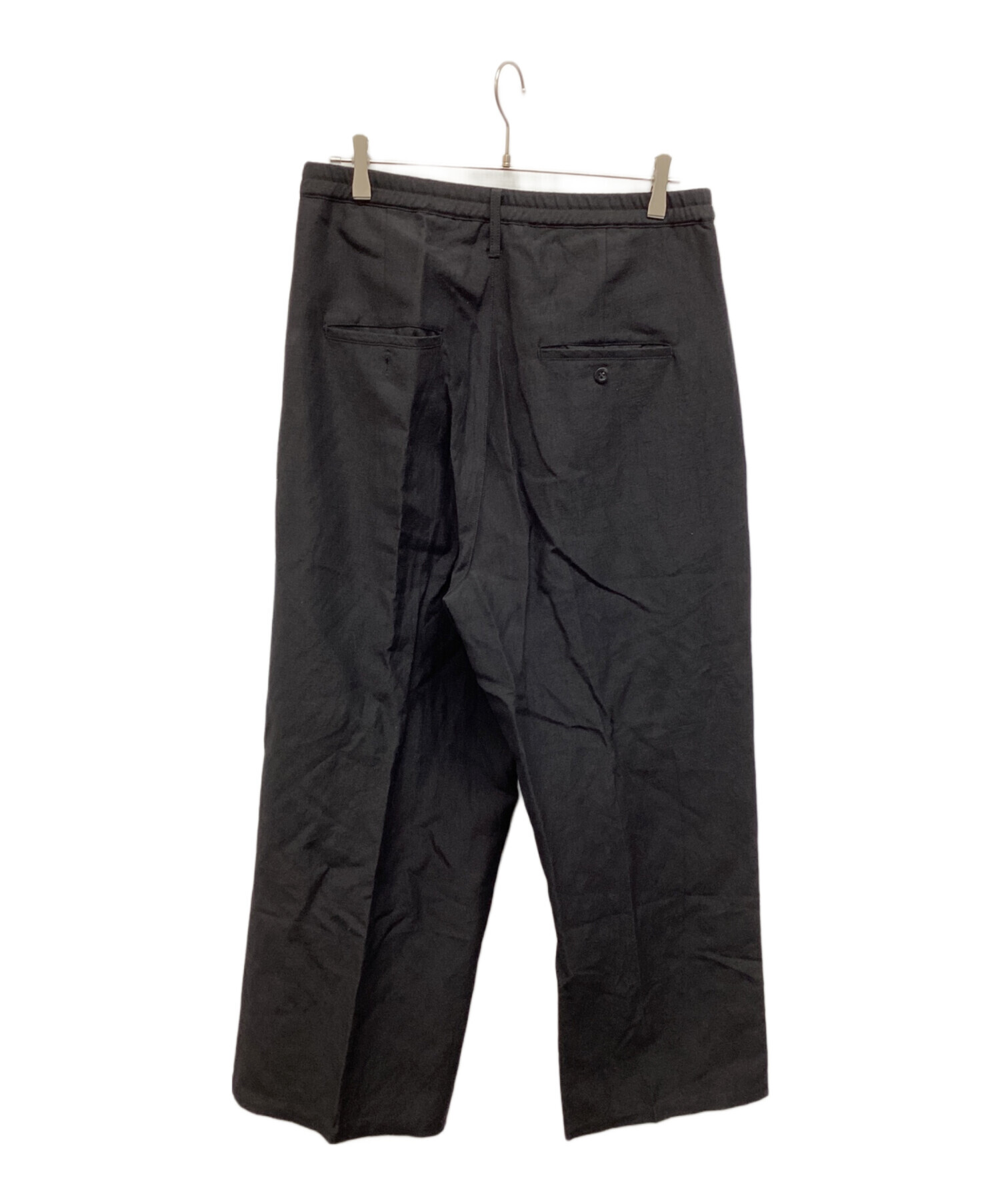 中古・古着通販】ANCELLM (アンセルム) W/L WIDE EASY TUCK SLACKS