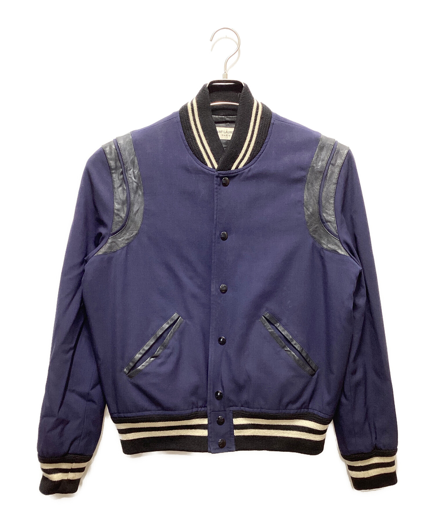 中古・古着通販】Saint Laurent Paris (サンローランパリ) レザー切替