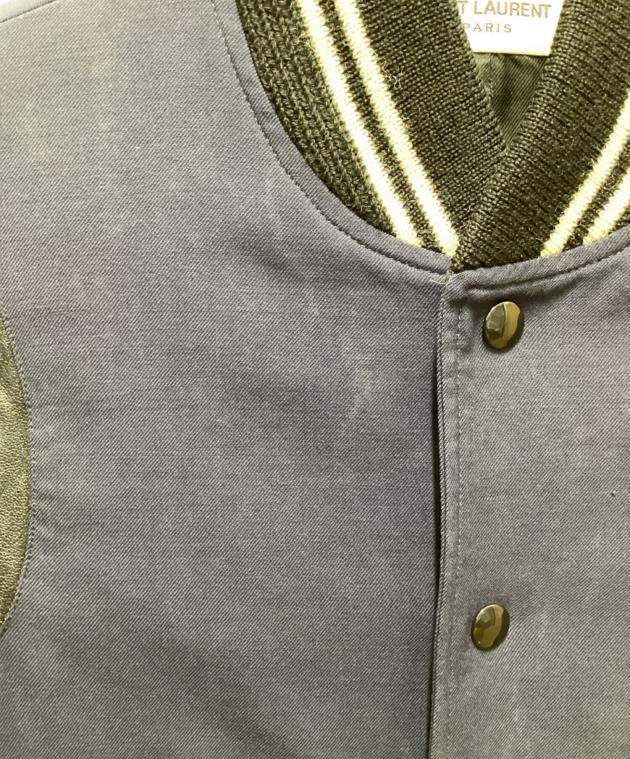 中古・古着通販】Saint Laurent Paris (サンローランパリ) レザー切替