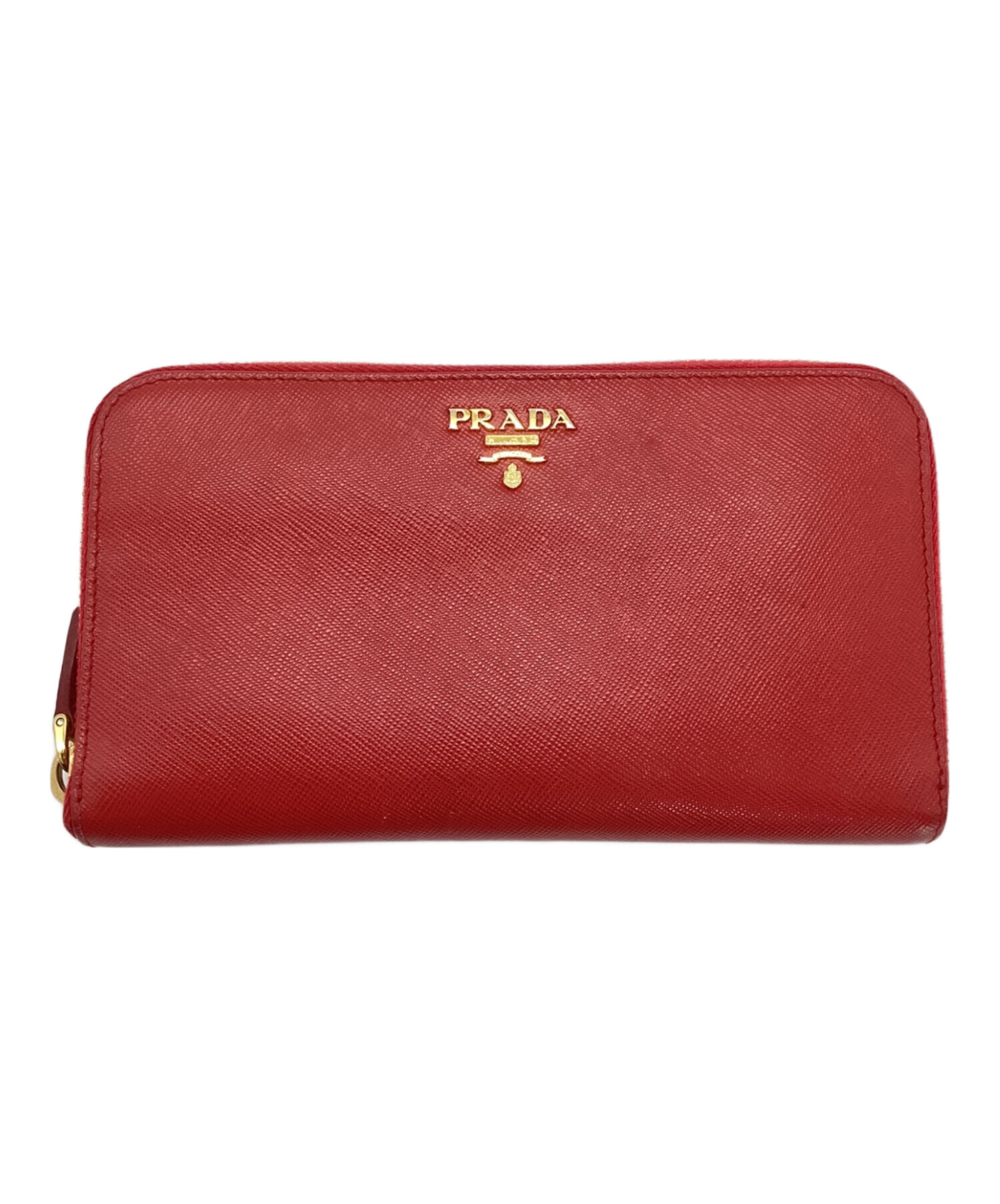 中古・古着通販】PRADA (プラダ) 長財布 レッド｜ブランド・古着通販