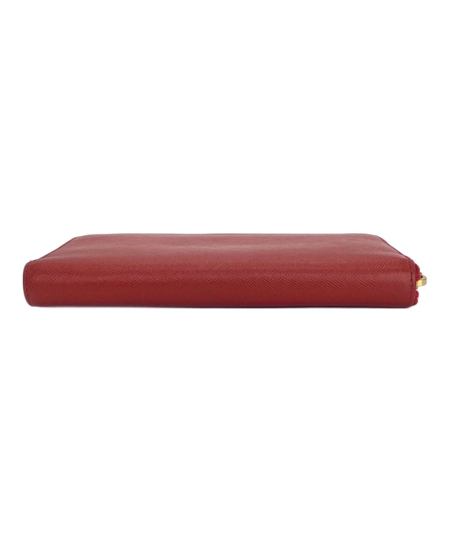 PRADA プラダ/コンパクトウォレット/赤/1MH027/ブランドバック/SAランク/82【中古】 中古・古着通販】PRADA (プラダ) 長財布 レッド｜ブランド・古着通販