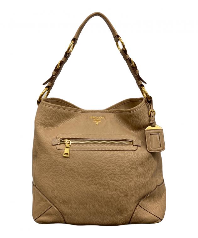PRADA ミニショルダー　牛革　ベージュ PRADA ミニショルダー 牛革 ベージュ Prada Leather Mini Shoulder Bag