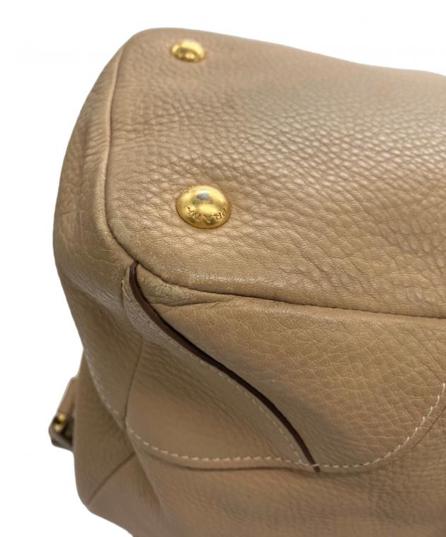 PRADA ショルダーバッグ ベージュ 中古・古着通販】PRADA (プラダ) ショルダーバッグ ベージュ｜ブランド