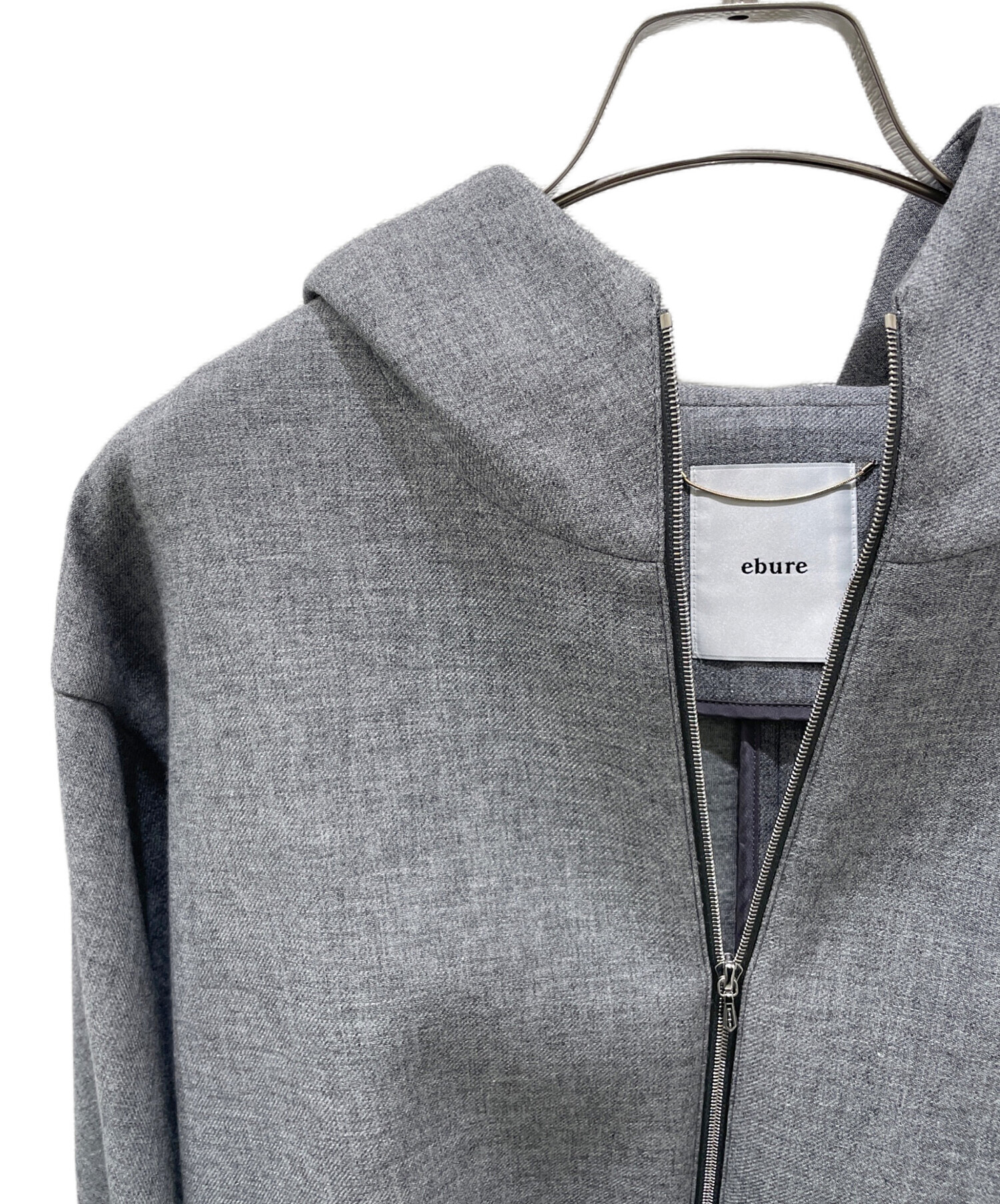 中古・古着通販】ebure (エブール) ライトビスボンディング フーディー