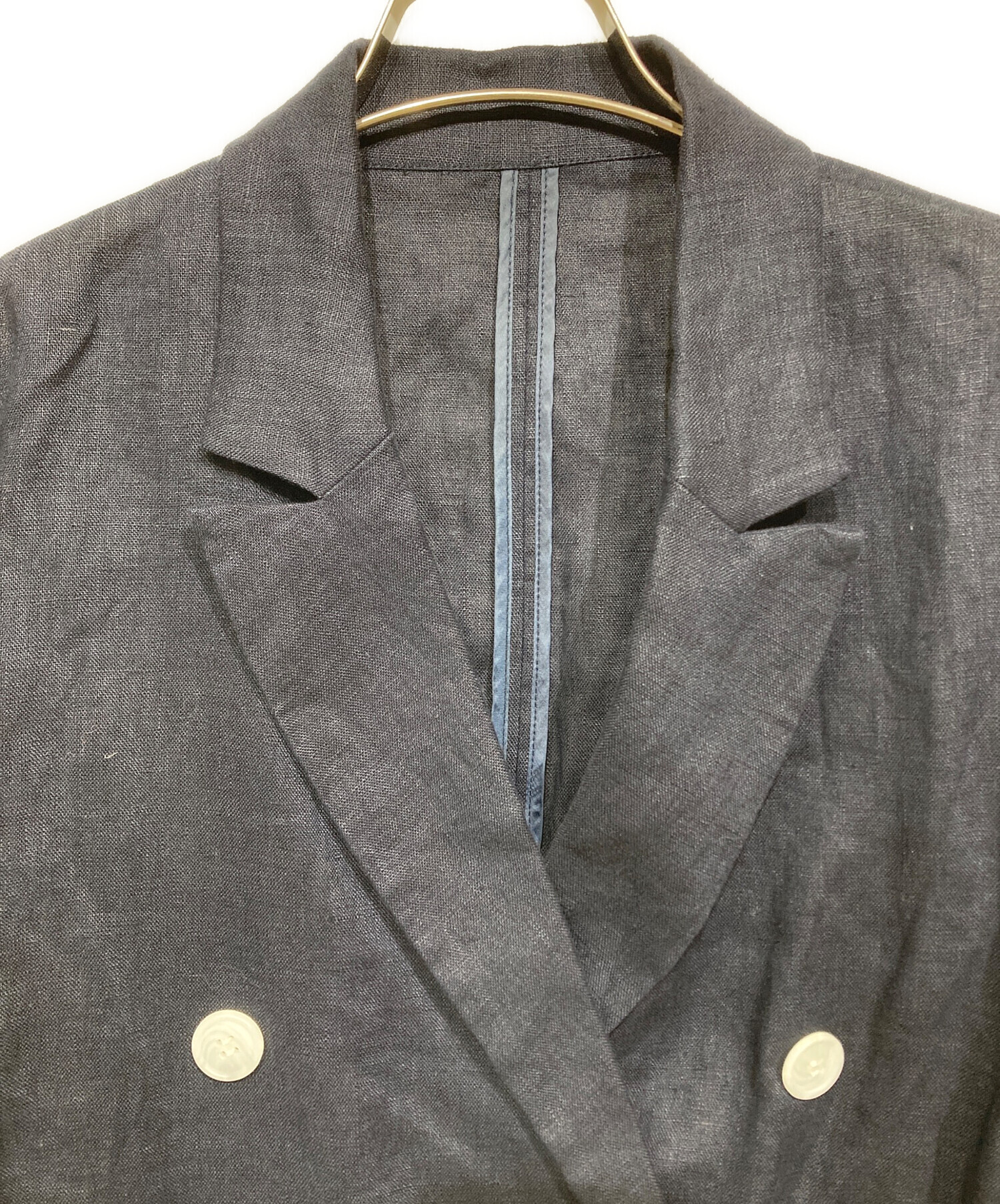 中古・古着通販】Loungedress (ラウンジドレス) リネンピークドラペル